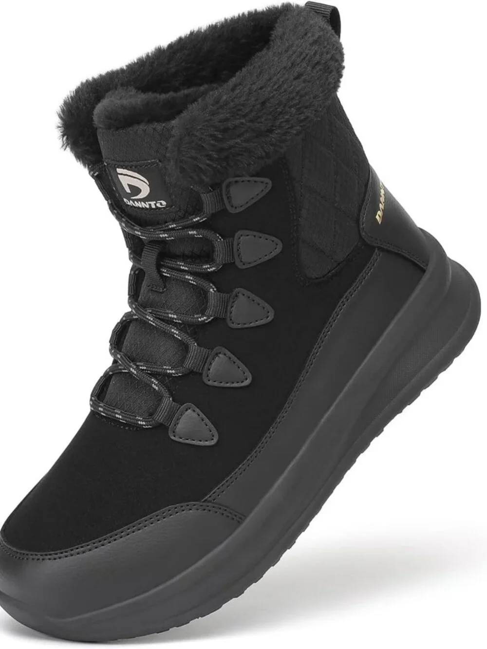 Cozy Waterproof Winter Snow Boots with Faux Fur Lining | Warm, Anti-Slip